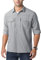 MAGCOMSEN Sporthemd Herren UPF 50+ Outdoorhemd Leicht Langarm Freizeithemd mit Multi Taschen Herren Quick Dry Funktionshemd UV Schutz Arbeit Hemden Militär Combat T-Shirt Hellgrau M