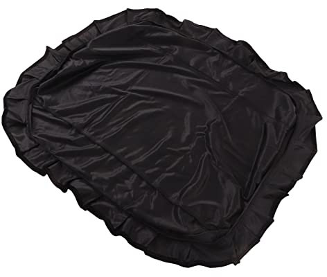 Alomejor Bezug für Klavierbank, Goldfarbener Samt, rutschfest, Anti Pilling, Weicher Kissenbezug für Klavierbank(Schwarz)