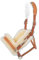 Lederhalfter mit Lammfell MARVELOUS