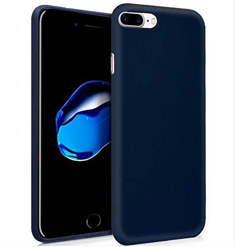 Cool Silicone Case for iPhone 7 Plus/iPhone 8 Plus (Blue)