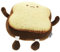 Cabilock Toastpuppe Kissen Zum Umarmen Von Lebensmitteln Ausgestopfte Tiere Lumbales Rückenkissen Weiches Dekokissen Weicher Kuschelwelpe Essen Sofakissen Kind Modell Brot Pp Baumwolle