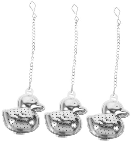 Zerodeko 3pièces Infuseur à Thé Vrac Acier Inoxydable Lot De Passoire à Thé Pour Maison Forme De Compact