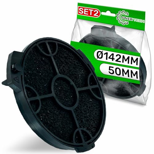 2 Piezas Filtro Carbono Campana Extractora Tipo 58 con Código Original 4055374690 para AEG CFC00380 para Elica C00308179 para Indesit 482000009756 para Whirlpool - Garantía de 5 Años - ONIX TECH