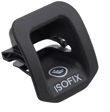 Zilimontt Rear Seat Black ISOFIX Mount Cover,Rear ISOFIX Mount Cover,Car Seat Adaptors For A CLA GLA Class W176 Models,ISOFIX Switch Cover