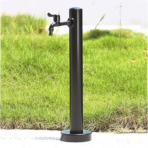 Fontanella da Giardino, Fontana da Giardino Esterno, Rubinetti da Esterno, Uscita Singola Rotonda Senza Serratura, Adatta per Villa, Giardino, Cortile, Facile Installazione(Small)