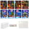 Deko Weihnachten Weihnachtsbaumschmuck Weihnachten Geschenke Weihnachtskugeln PersonalisiertWeihnachts-Banknoten-Clip-Ornamente zum Verschenken von Banknoten und Schecks in bunt mit Kunststoffhülle