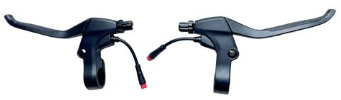 Elekirin Barra de freno de palanca de aluminio de metal negro original para scooter eléctrico KUGOO Kukirin G2 Max