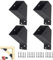 Angle Support Pergola Kit, 45 Degree Angle Pergola Brackets, Pergola Connector Brace, Heavy Duty Shelf Bracket, Beam and Gazebo Support Bracket, 2x4 Inches Pergola Bracket, Pergola Bracket Kit