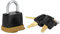 Topteng 1Pcs Padlock Pad Lock W/3 New Keys passend für Caterpillar (CAT) 5P8500 246-2641