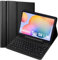 KTOITION Tastiera Bluetooth per Samsung Galaxy Tab S6 Lite 10,4 (2020/2022/2024) - Tastiera rimovibile AZERTY francese, supporto stilo integrato e protezione rinforzata, colore: Nero