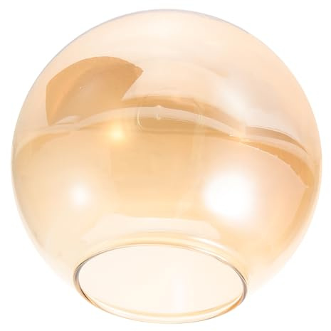 TEMPNAP Glas Lampenschirm Kugelförmig 130mm Durchmesser Ersatz Für Pendelleuchten Und Tischleuchten Im Wohnzimmer
