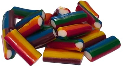 Gummilicious Rainbow Rolls 250g – Vegane Fruchtgummis in Stangenform