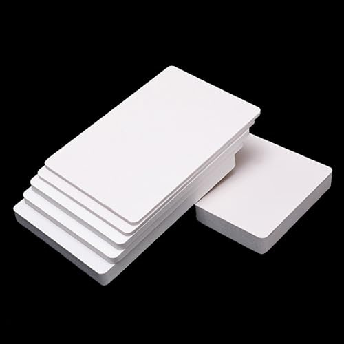 Purzen Panneau PVC Expansé Rigide et Léger à Surface Lisse pour Signalétique, Publicité, Présentoirs, Modélisme, Loisirs Créatifs et DIY,300mm*300mm*10mm(1pcs)