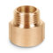 HYDROBIL Water Pipe Plumbing Fittings 1/2 BSP Threads 15mm Extension Nipple, BSP Fittings, Solid Brass Plumbing Joints and Connections, 10 Bar, Max. Temp. 95°C, BSP Connector