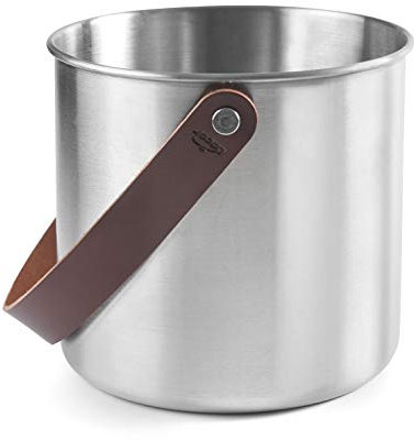 LACOR 65620 65620-Enfriabotellas Inoxidable, 20 cm, Acero 18/10, 5'6 L Moon Inox