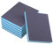 sourcing map Sanding Sponge 220 Grit Sanding Block Pad 4.7inch X 3.9inch X 0.4inch Blue 6pcs