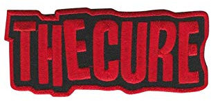 The Cure Red Pop Rock Wave Gothic Band Patch Badge Embroidered Iron on Applique Souvenir Accessory
