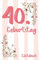 40. Geburtstag Gästebuch: Für Frau / Frauen Geschenk 40er Geburtstag Gästebuch zum Glückwünsche selber eintragen 6 x 9 ( DIN A5) 110 Seiten