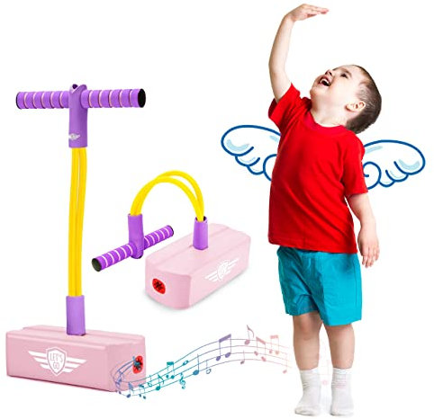 Mädchen Geschenke 3-12 Jahre, Outdoor Spiele für Kinder Junge Spielzeug 3-12 Jahre Schaumstoff Pogostick für Kinder, Ostergeschenke Mädchen