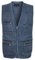 shelikes Mens Multi Pocket Vest Jacket Outdoor Fishing Camping Waistcoat Travelling Hiking Gilet[Blue, XXL]
