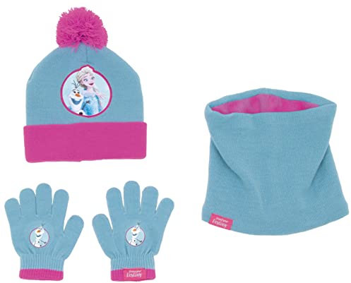Disney WD14726 Frozen – Set Gorro/Buff/GUA 48/51, Die Eiskönigin, M