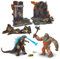 MonsterVerse Godzilla vs Kong Movie 6 Inch Collectable Diorama Set with Two Articulated Action Figures, Includes 4 Figure Accessories, Suitable for Ages 4 Years+