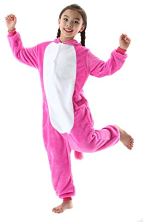 DarkCom Garçons Filles Cartoon Pyjama Costume Décontracté Loungewear Nightsuit,Nouveau Rose