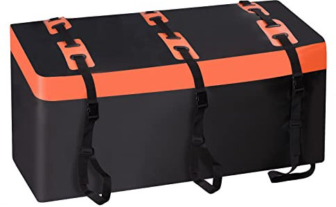 SUNORCHID Dachbox Auto,Heckbox für Anhängerkupplung 566 Liter 600D PVC Car Cargo Rooftop Box Wasserdicht Reißfest Faltbare Gepäckbox