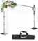 EMART 2,6x3m Système Support de Toile de Fond Photo avec Base Acier Réglable pour Photographie, Fêtes, Anniversaires, Studios Vidéo