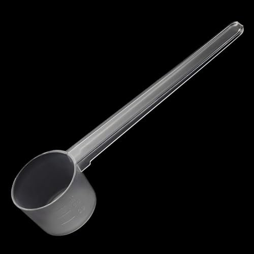 R&R SHOP – Cucchiaio Dosatore da 5gr, con Scala Graduata da 2gr, 3gr, 4gr, in Polipropilene. Adatto per uso Alimentare (5 Pezzi)