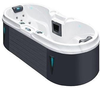 Feuer-Zaun | Whirlpool | Bliss Spa | Outdoor Pool | 25 Jets | 2 Sitzplätze | 650 L | Acryl | Rechteckig