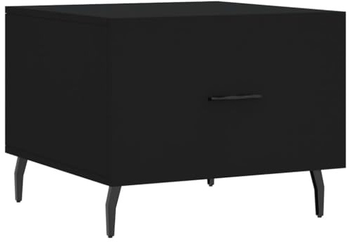 vidaXL Couchtisch Schwarz 50x50x40 cm Holzwerkstoff