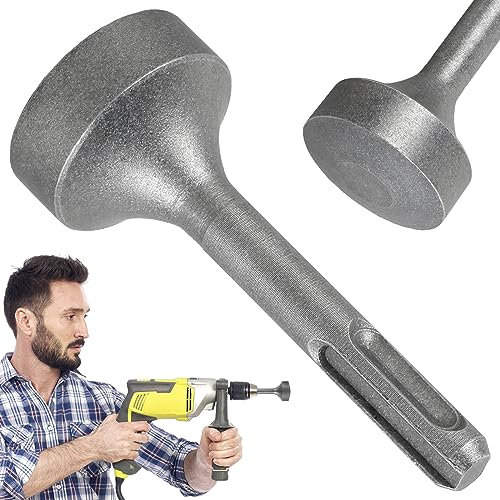 MENIBBLER SDS Plus Ground Rod Driver, Heavy Duty Grounding Rod Steel Drill Bit Driver for Standard Steel T-post Rotary Hammer Drill Grounding Rods