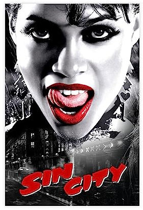 NEDOES Filmposter City of Sin, Leinwand-Poster, Wandkunst, Dekor, Bild, Gemälde für Wohnzimmer, Schlafzimmer, Dekoration, ungerahmt, 20 x 30 cm