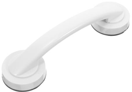 IWOWHERO Rampe De Salle De Bain Pas De Rampe De Sécurité Pour Personnes Âgées Poignée De à Ventouse Barres De Salle De Bain Accoudoir Blanche Baignoire Aîné Épaissir Plastique