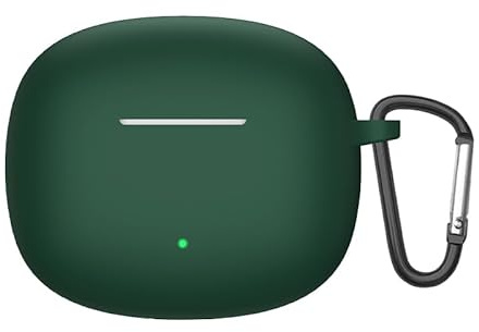 KUTEWEU Schutzhülle für Huawei Honor Earbuds x6, Silikon-Schutzhülle für Transport und Carabiner, ultradünn, tragbar, stoßfest, für Honor Earbuds x6 Wireless Bluetooth Earphone (Grün)