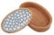 LeeQinersw Lot de 2 paniers à pain pour servir le pain – Grand panier chauffant pour dîners de table, petits pains, crackers et collations, organiseurs de corbeilles à fruits en céramique pour