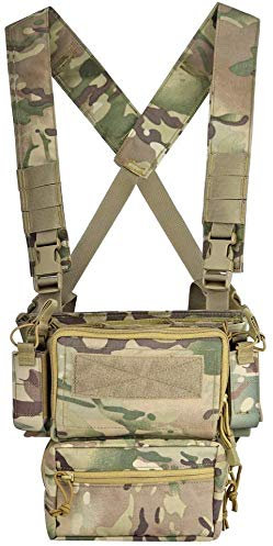 ANSNOW Taktische Crx-Trainingsweste, Militärrüstung, X-Harnisch, Modulares Brust-Rack-Set, Jagdausrüstung, Zubehör/Cp