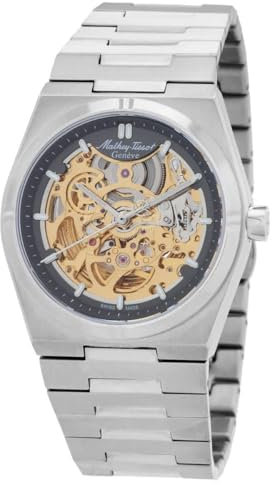 Mathey-Tissot Zeus H118CFAS Skelett Automatikuhr graues Zifferblatt, Modern