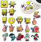 Charmes de Chaussure, Crocs Charms, Chaussure en PVC Deco Croc Clips, Pins pour Crocs, Cadeaux D'anniversaire (20PCS)