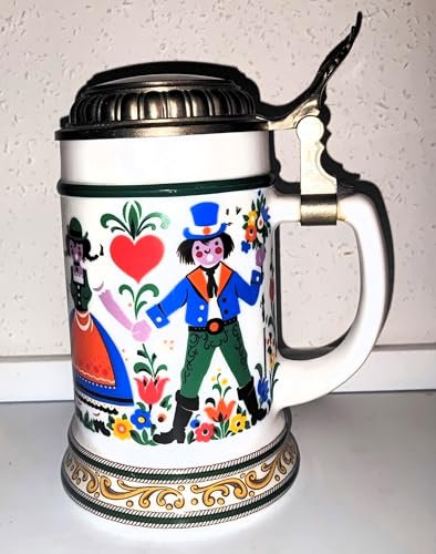 Rahm Jarra de cerveza con tapa de estaño – Maitanz/Cerveza/Vasos de cerveza/jarras de cerveza