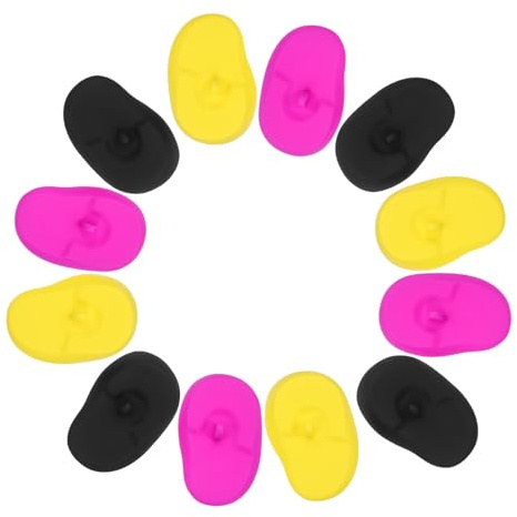 GATHINESS 18 Auditivos de Silicona Reutilizables para Tinte de Cabello Protección Térmica Impermeables para Salones Profesionales y Uso Doméstico