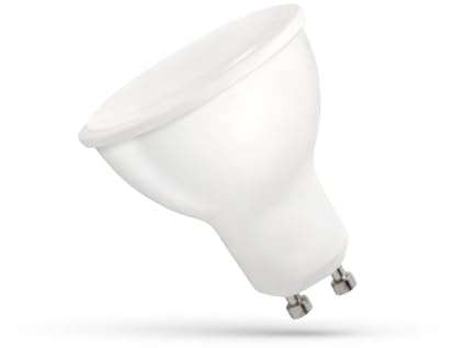 LED GU10 Spot / Strahler mit grauen Gehäuse 6 Watt Lichtfarbe wählbar-5.500 - 6.500 K kaltweiß