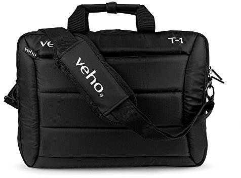 Veho T-1 Laptop Bag wth Shoulder Strap for 15.6 INCH Notebooks/10.1 INCH Tablets - Black (VNB-003-T1)