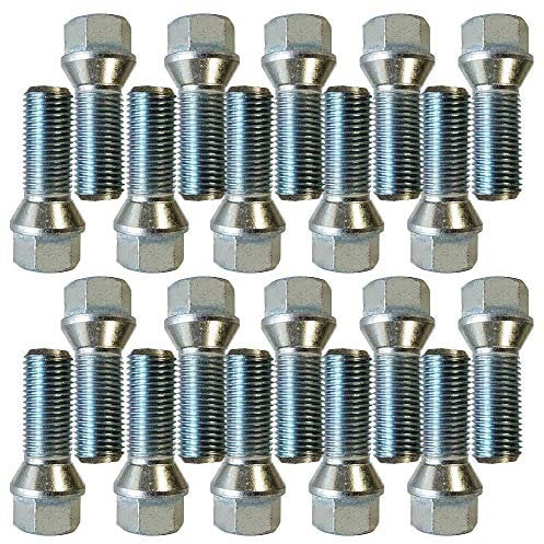20 Radschrauben Radbolzen Kegelbund M14x1,5 30mm kompatibel mit Skoda Fabia Octavia Rapid Roomster Superb Yeti