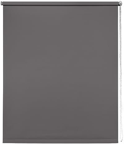 Thermal Blackout Blinds, Grey 180cm (70.86), 165cm Drop - Blackout Roller Blinds For Inside and Outside Recess Fitting - Window Blinds of Multiple Colours and Sizes by New Edge Blinds