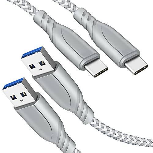 Cavo Caricabatterie Caricatore USB Type C Carica Rapida 2M+3 Metri per Xiaomi Redmi Note 10/10 Pro/9/9 Pro/9T/9S/8 8T 7,Mi Note 10 Lite,Mi A2 A3/11 5G/10T Lite/10T Pro/11 Lite/9T 9 10 8 Pro Ricarica