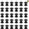 30 PCS Car Interior Door Card Trim Clips Car Panel Mounting Trim Clips Durable Plastic Bumper Fastener Clips For Car Boots Interior Doors Trim Panels(Black)