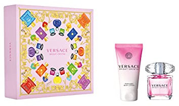 Versace Bright Crystal Geschenkset Eau de Toilette Spray 30 ml + Bodylotion 50 ml