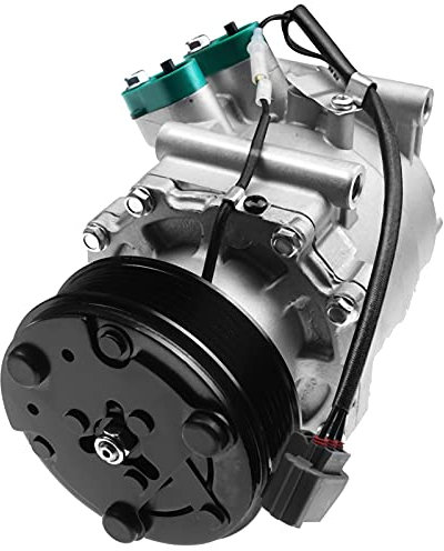 Frankberg Compresor de aire acondicionado con embrague Compatible con Civic VII EM2 Civic VII EP EU EV Civic VII ES Civic VIII FA FD Accord VI CG CK Stream RNincl. aceite premezclado